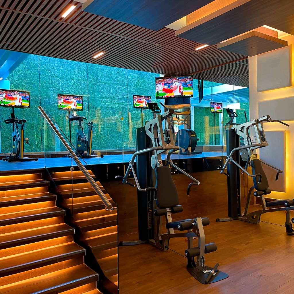 San Pedro Garza Garcia Safi Royal Luxury Metropolitan酒店 设施 照片 The gym at the hotel